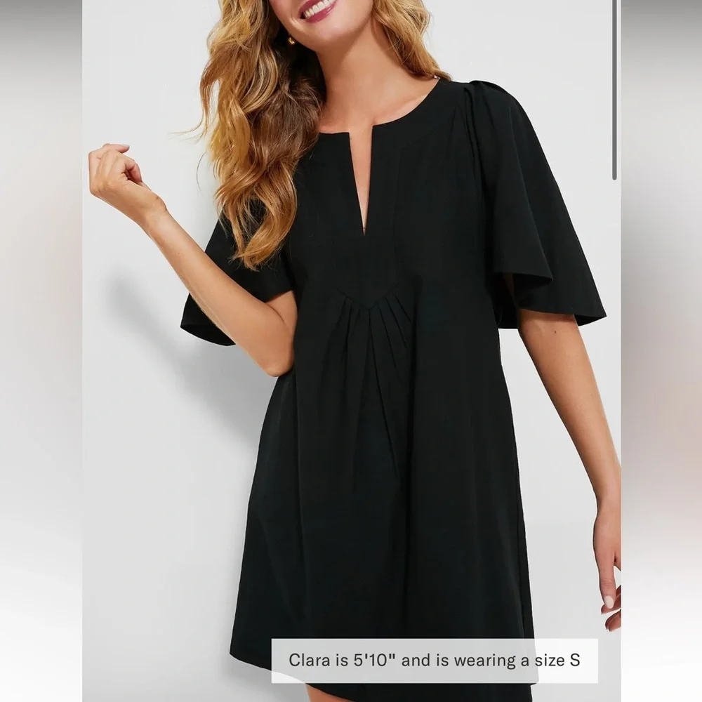 Black Finley Flutter Sleeve Dress
POMANDER PLACE - Picture 2 of 14